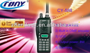 CY-588 LCD display and keypad control radios walkie talkie interphone