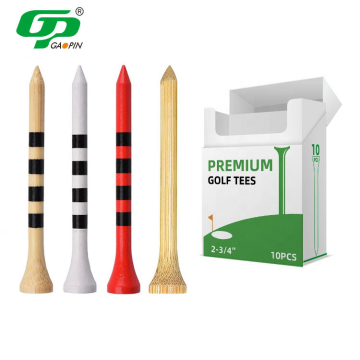 Premium Bamboo Golf Tees Eco-Friendly Durable Lightweight