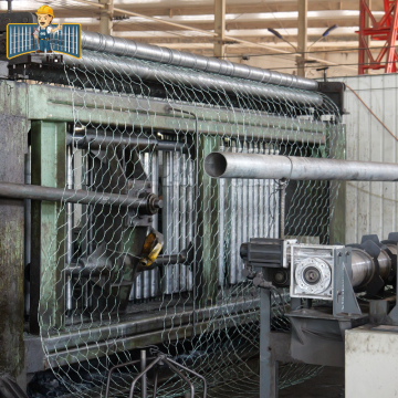 hexagonal wire mesh machine