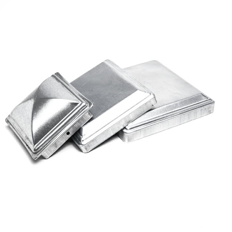 Square Type Stainless Steel Fence Post Cap