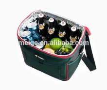 6 pack wine cooler bag/whole foods insulated soft lunch cooler bag/washable cooler bag
