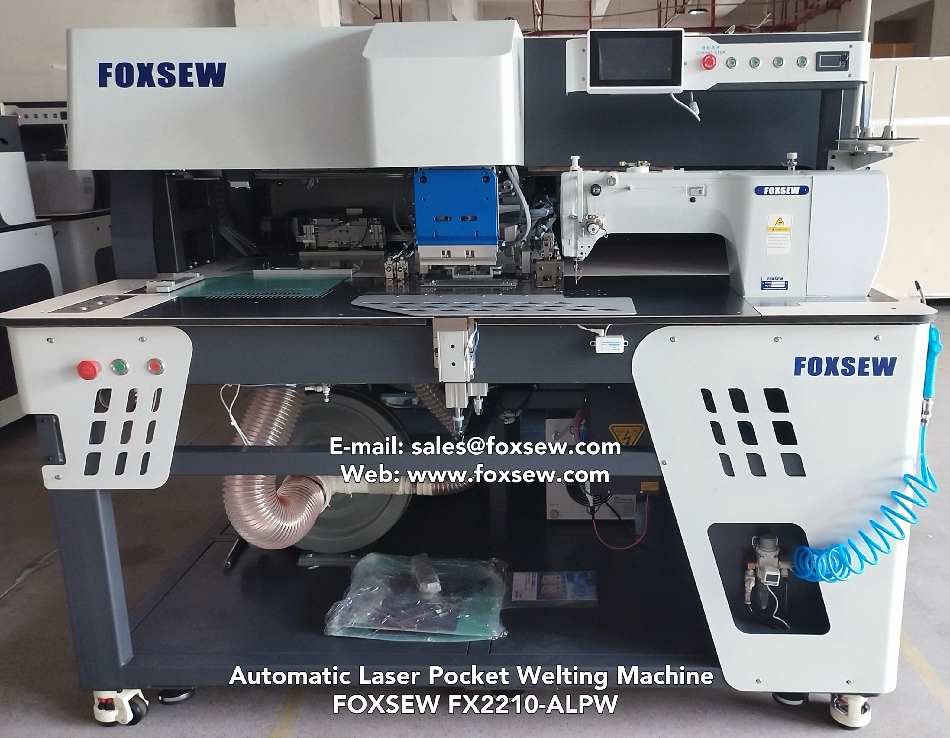 Fully Automatic Laser Pocket Welting Machine FOXSEW FX2210-ALPW Fully Automatic Laser Pocket Welting Machine FOXSEW FX2210-ALPW