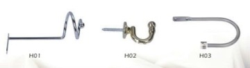 curtain rod hook curtain accessory