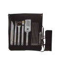 Ensemble d&#39;outils de barbecue en acier inoxydable 12pcs