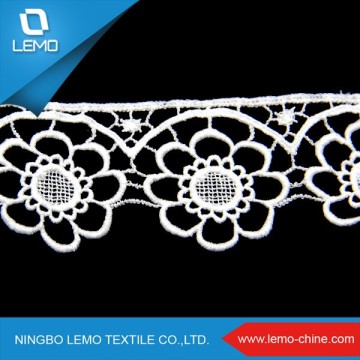 French Chantilly Embroidered Tulle Indian Lace Fabrics