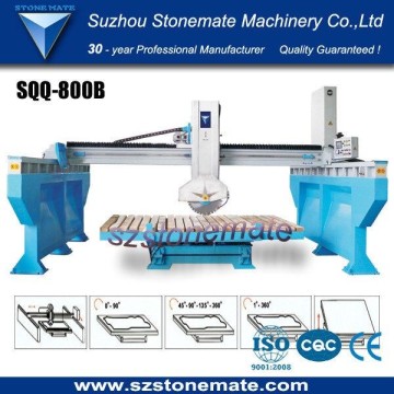 rotating worktable bridge type stone cutting machine