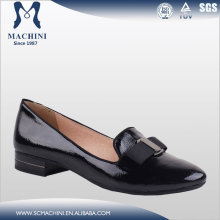 Chengdu Machini leather shoes factory manufacturer latest flat sole formal shoe