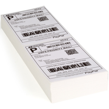 3 layer logistic shipping label thermal printer paper