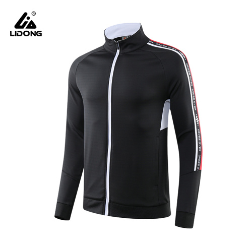 Full Zip Polyester Athletic Running Track Jacket