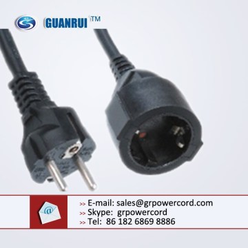 euro vde extension power cord