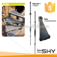 decorative cast iron spiral staircase design