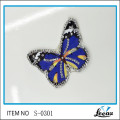 Venda Por Atacado Iron On Crystal Beaded Butterfly Rhinestone patch