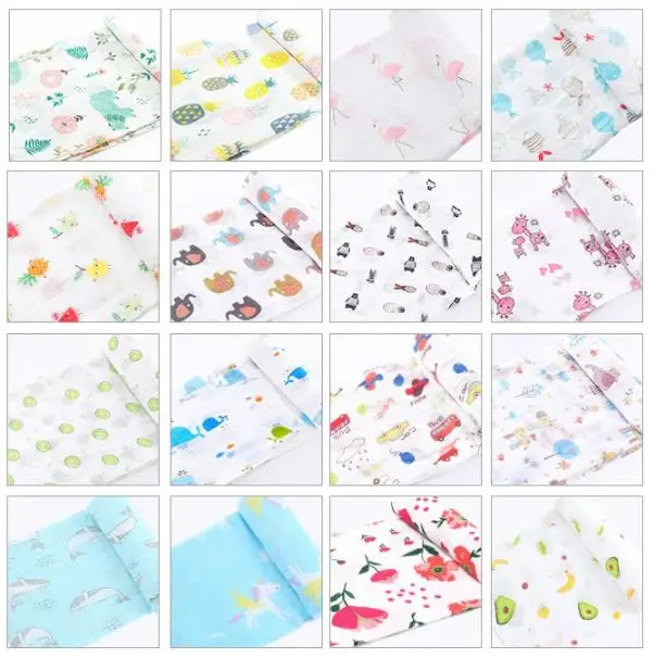 Hot Sale Printing Fleece Muslin Blanket Swaddle Baby Blanket Photography Props