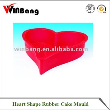 Heart Shape Rubber Cake Mould