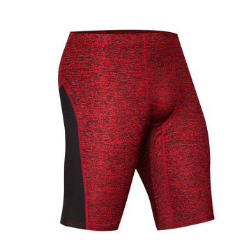 Shorts de gymnase Pantalon à moitié polyester pour hommes