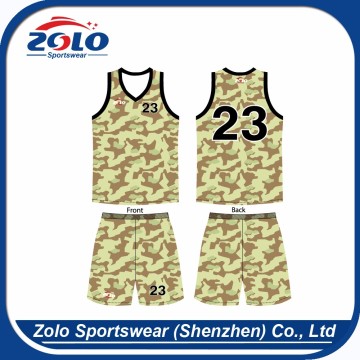 Factory direct supplier customized embroidered basketball uniform