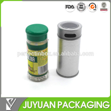 plain spice /round spice tin can for packaging