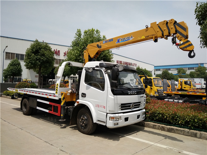 6 Ton Dongfeng Tow lori na crane