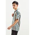 Custom Men's Multicolor Striped Shirt