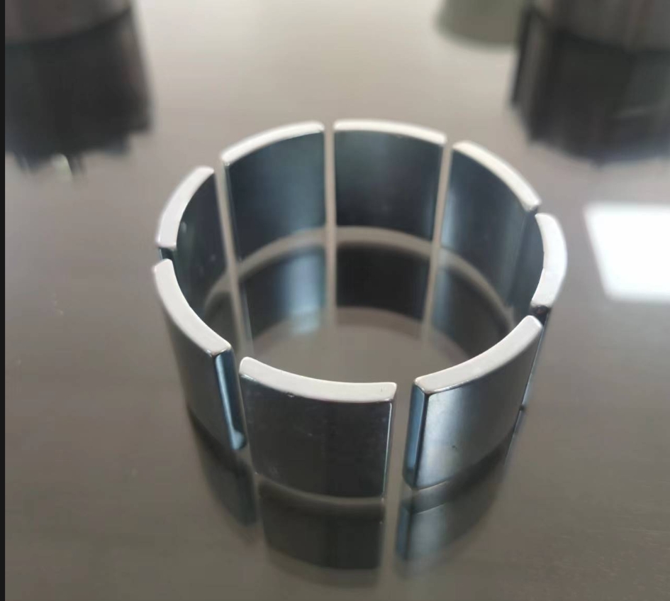 Precision circular arc motor magnet