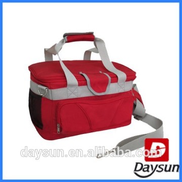 Polyester zip wine cooler bag beer bottle cooler bag