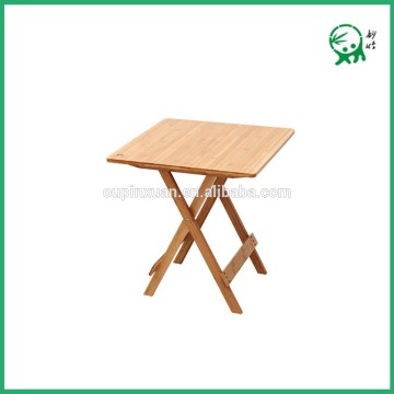 Wholesale Outdoor dining table, 100%bamboo folding dining table,Square Table