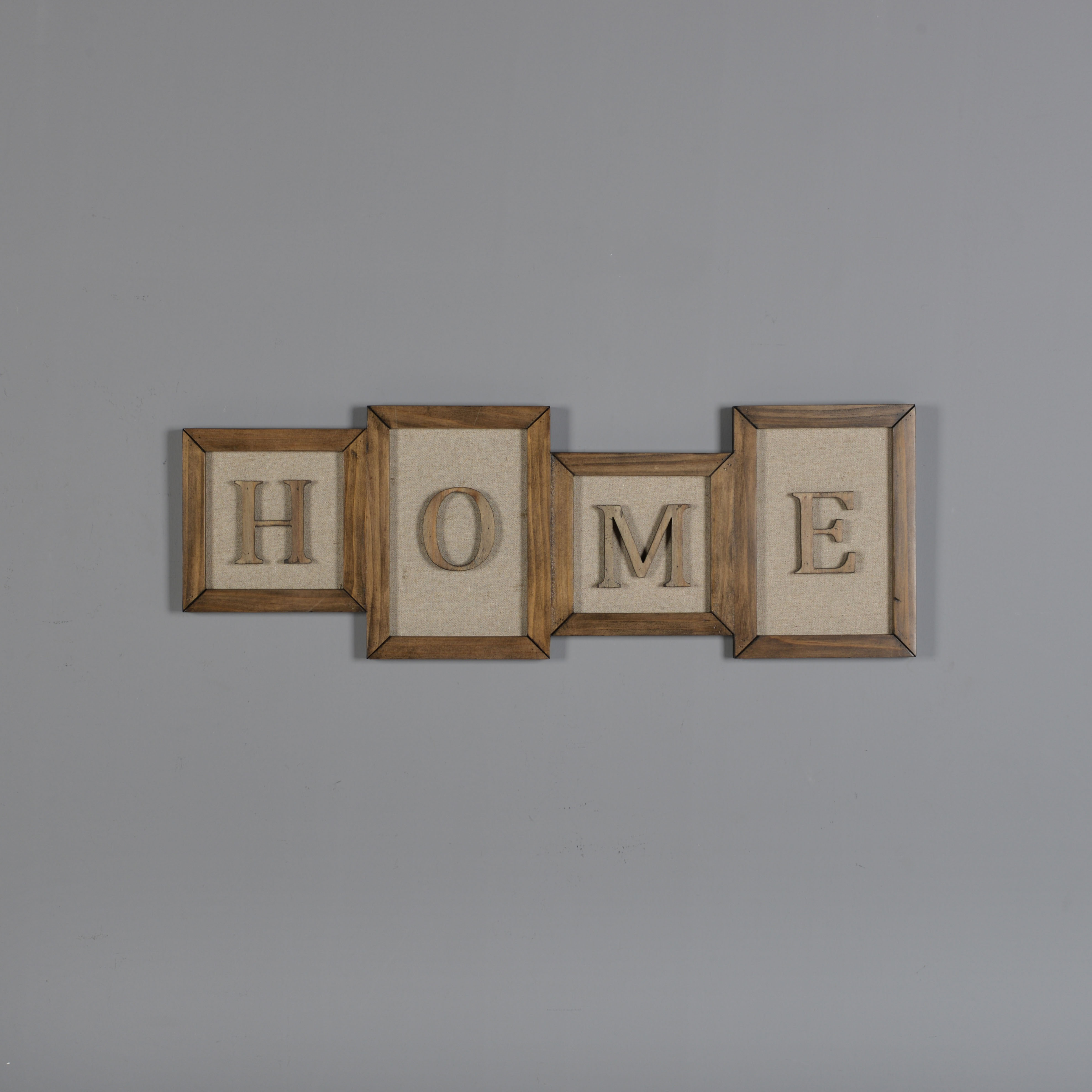 Mayco Vintage 3D Wooden Alphabet Letters 'Home' Sign Decor Board
