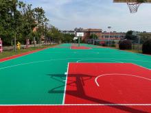PP court with lines used basketball floors