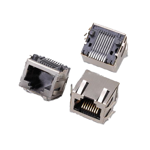 Jack RJ45 SMT non schermato con ingresso laterale