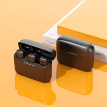 2022 Dual Wireless Lavalier Microphones with Charging Case for iPhone and Android