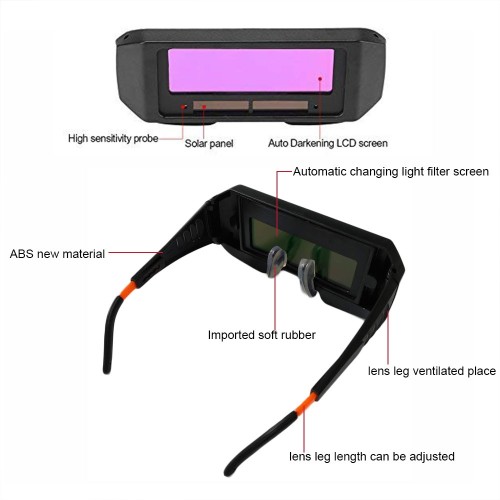 welding helmet auto darkening/safety helmet welding mask/ auto darken welding goggle