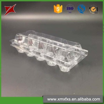 2017 Hot Sell Disposable PET/PVC Blister Plastic Egg Container Clamshell Box Plastic Blister Packaging For Eggs