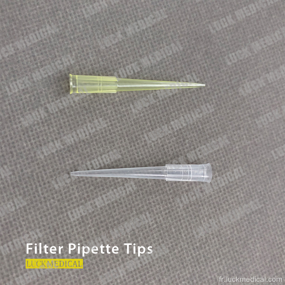 Conseils de pipette jetable pour le distributeur