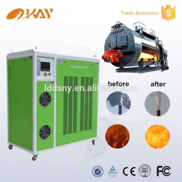 Fuel saving device HHO gas burner oxyhydrogen gas for boiler