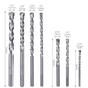 7PCS MASONRY MULT BIT SET VỚI Bề mặt làm cát