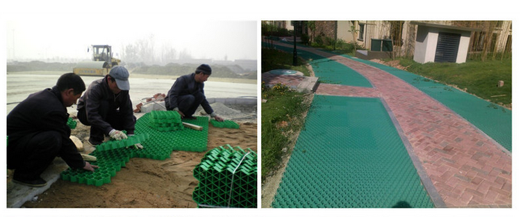 Plastic grass pavers, plastic driveway pavers, grass lawn grid