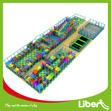 Indoor playground for birthday party