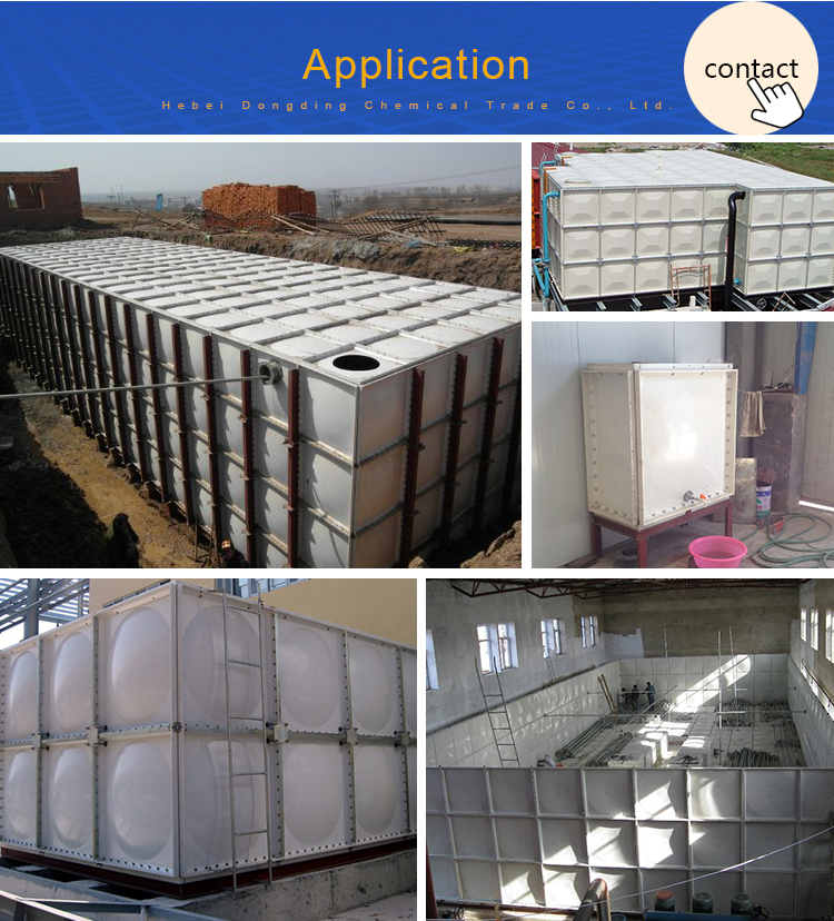 GRP FRP Fiberglass Assembled Water Tank for 20000 30000 200000 Liter Fiber Panel Water Tank