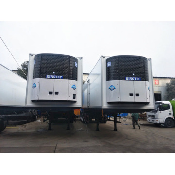 Trailer semi trailer 3 gandar ukuran besar berpendingin trailer