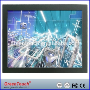 Vandal proof Open frame lcd touch monitor for industry