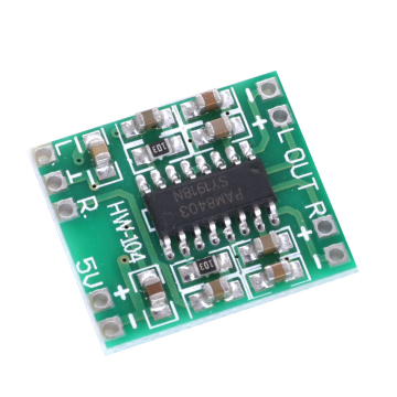 PAM8403 Super Mini Digital Amplifier Board - 2.5 to 5V USB Powered 2x3W Class D Amp