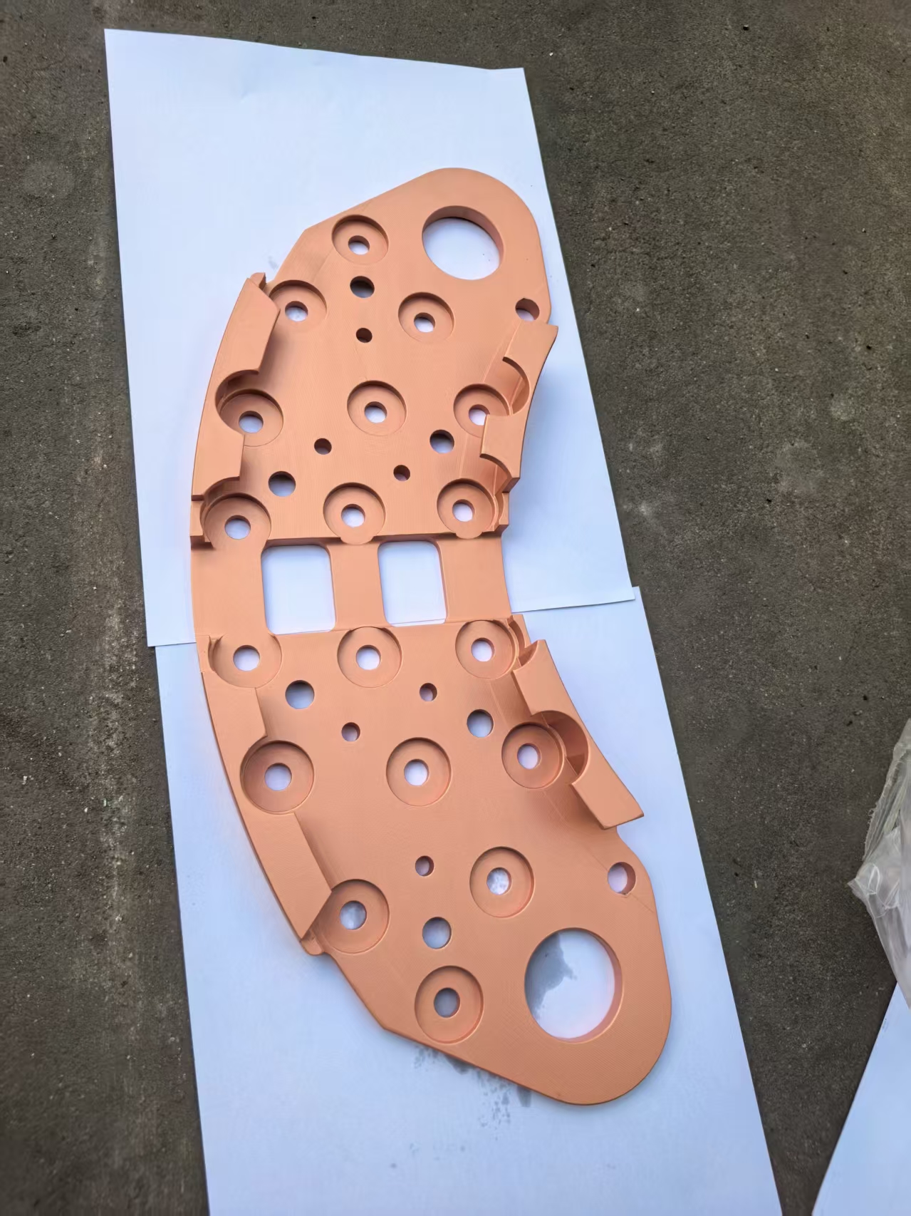 Parte trasera de acero con freno de ferrocarril de alta velocidad.