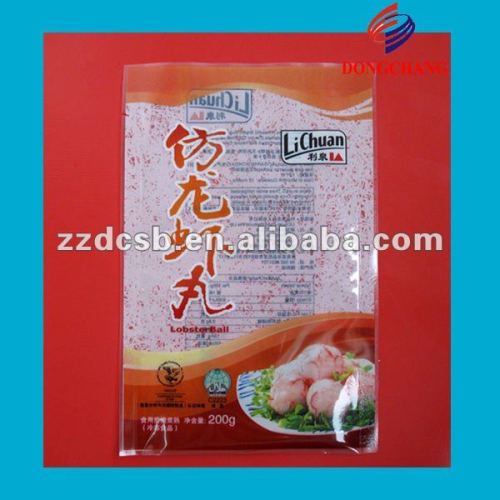 lamination frozen seafood packaging bag