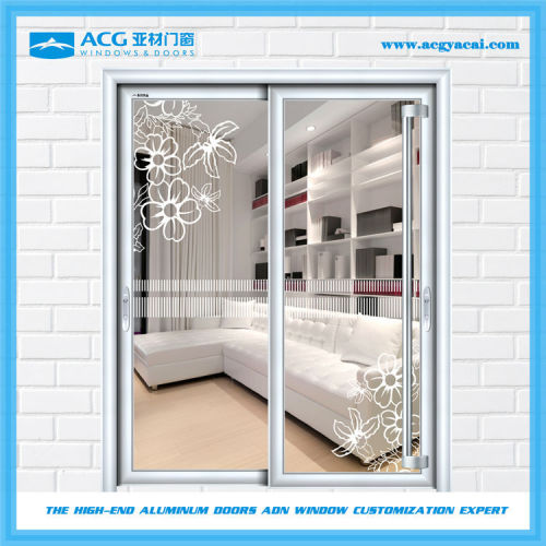 2015 new design waterproof high end sliding door