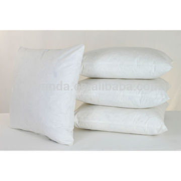 Cheap plain feather filled pillow cushion pads manufacturer wholesale