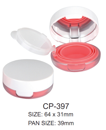 Round cushion compact case