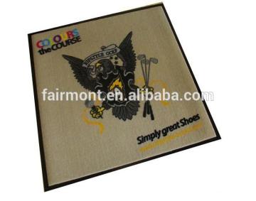 Office Chair Floor Mats, Rubber Backing Door Mat With Logo SA-01