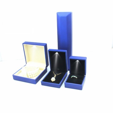 Jewelry ring box with led light