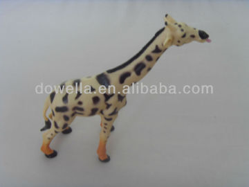 giraffe cartoon animal toy/PVC cartoon figure toys/OEM animal figure toys