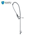 Commercial chrome polished kitchen mixer sink tap